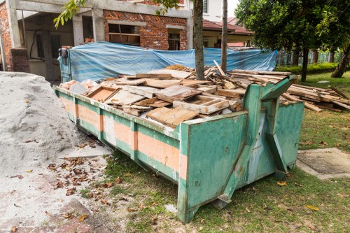 Professional house clearance team at work in Millbank