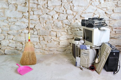 Organized garage with storage solutions